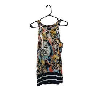 Mely New York Great Print Extra Large (XL) Tunic Tank